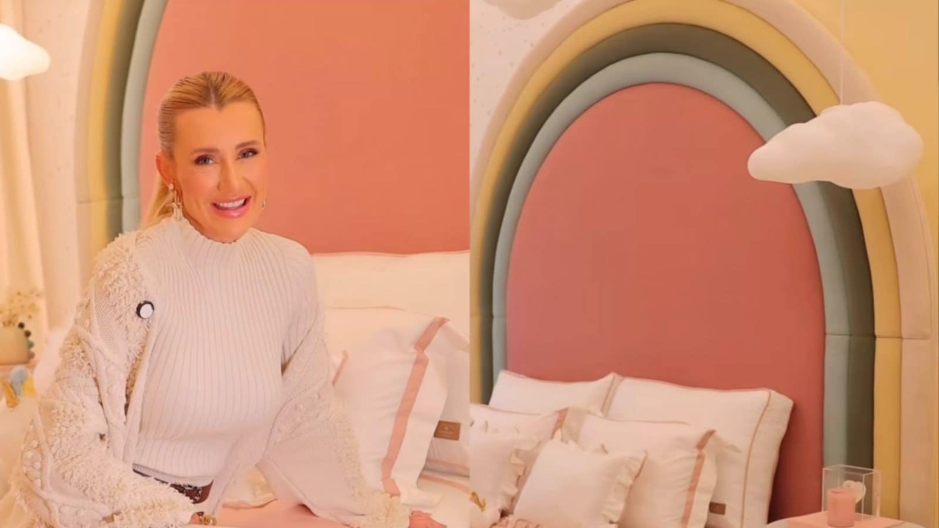 Ana Paula Siebert mostra quarto temático da filha em seu novo apartamento