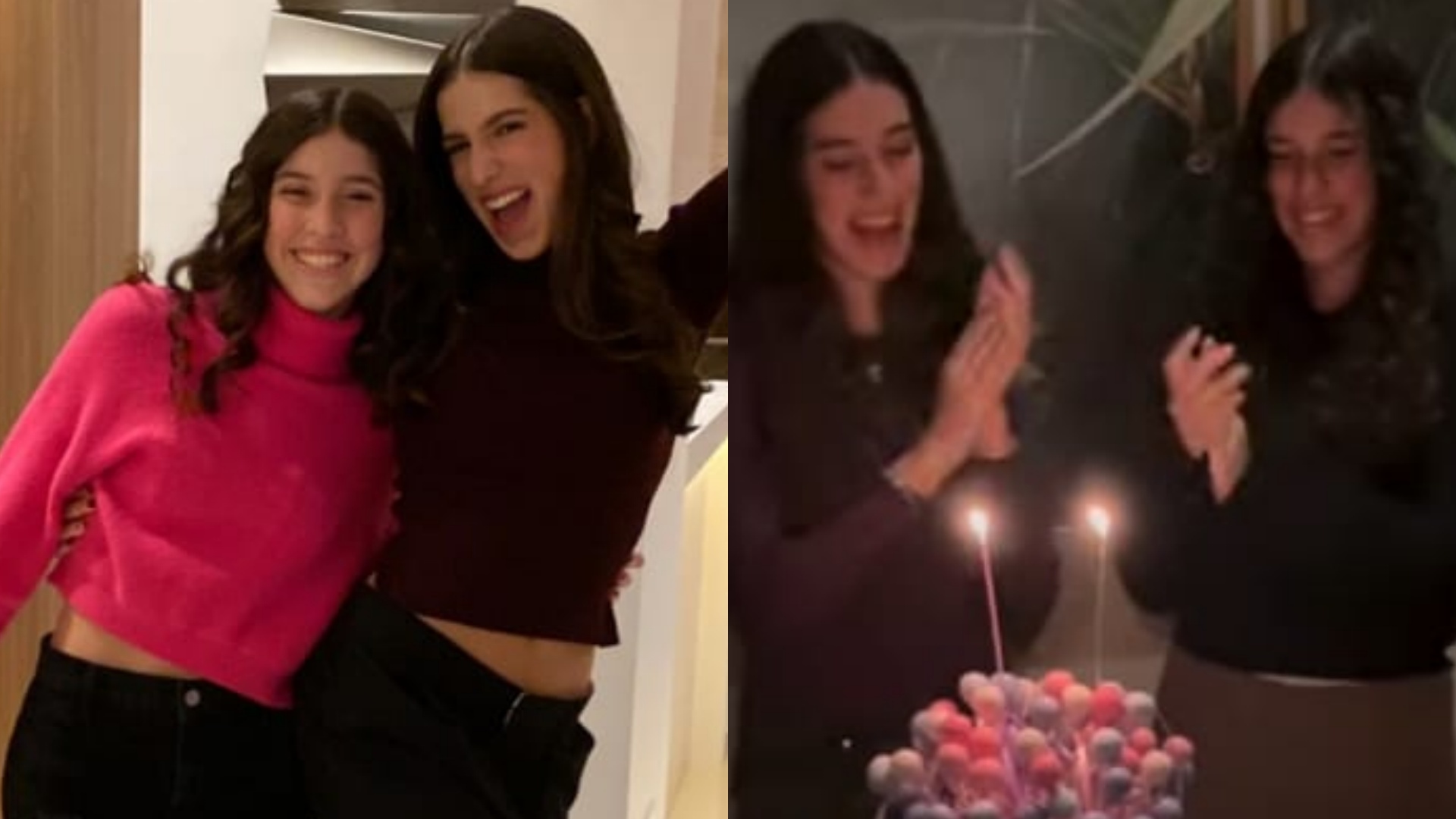 Filhas de Vera Viel e Rodrigo Faro comemoram aniversário com festa intimista
