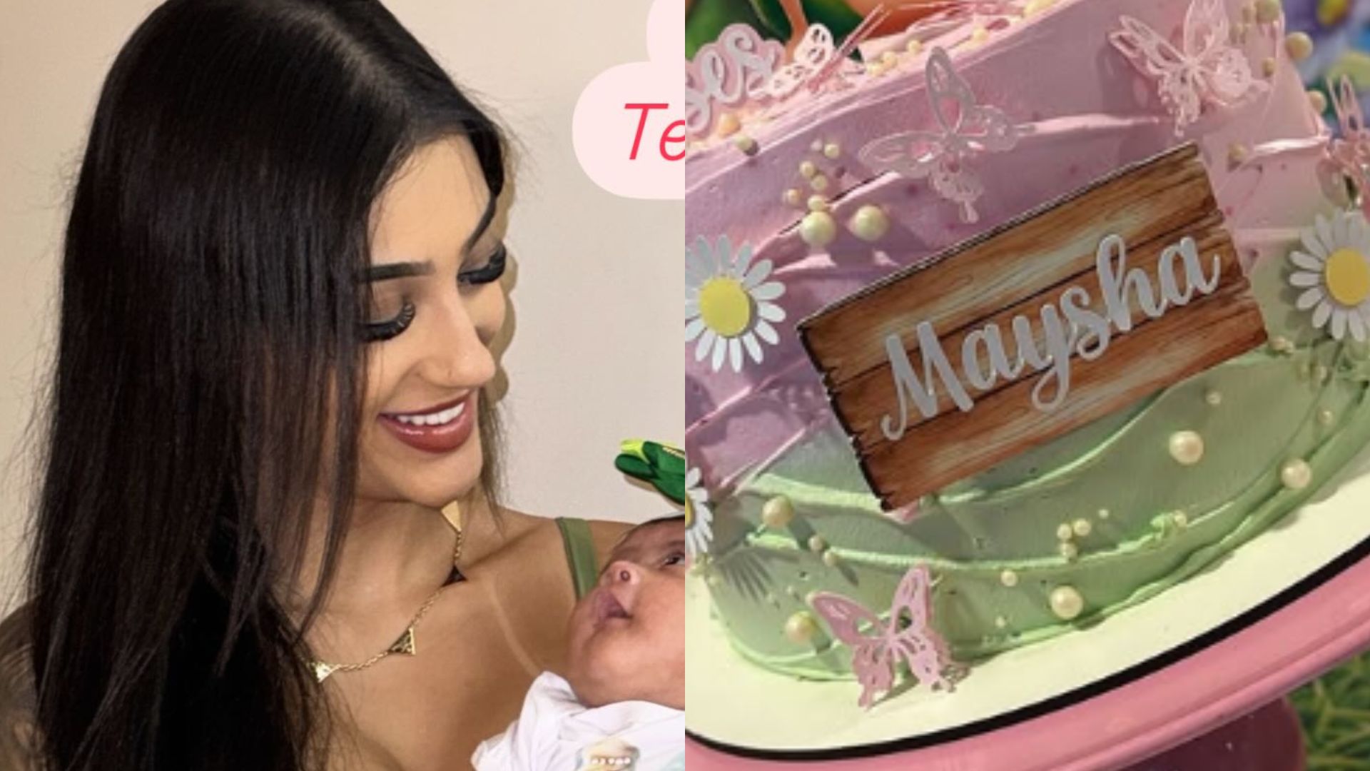 Bia Miranda comemora 2 meses de vida da filha caçula com festinha temática