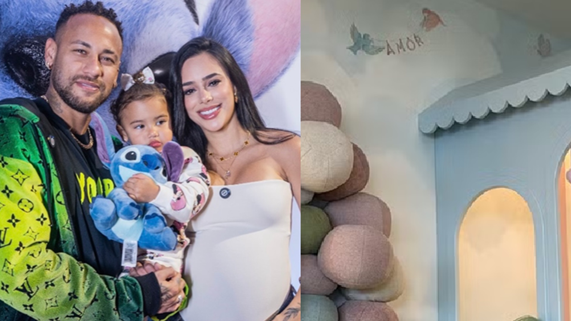 Bruna Biancardi exibe cantinho das filhas em mansão com Neymar: ‘Ficou pronto’