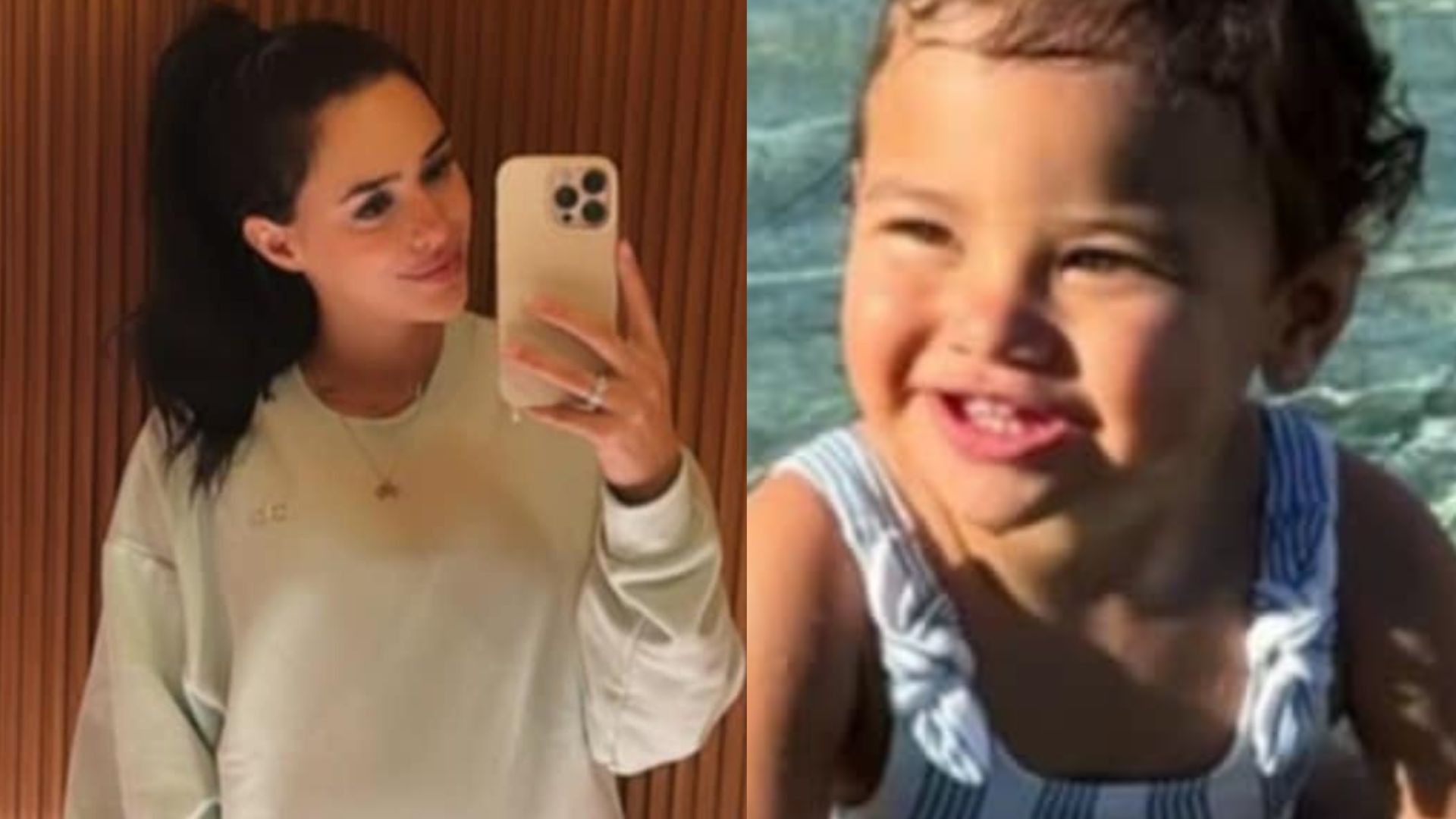 Bruna Biancardi encanta ao mostrar Mavie curtindo o dia na piscina