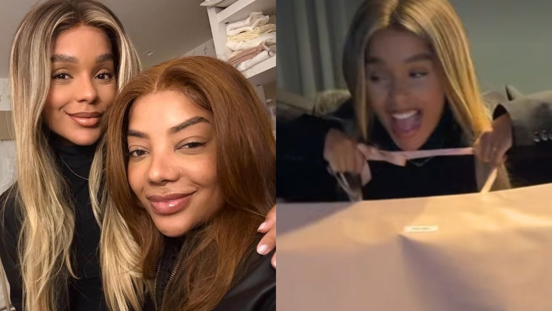 Brunna Gonçalves se choca ao ganhar presente luxuoso de Ludmilla: ‘Perfeição’