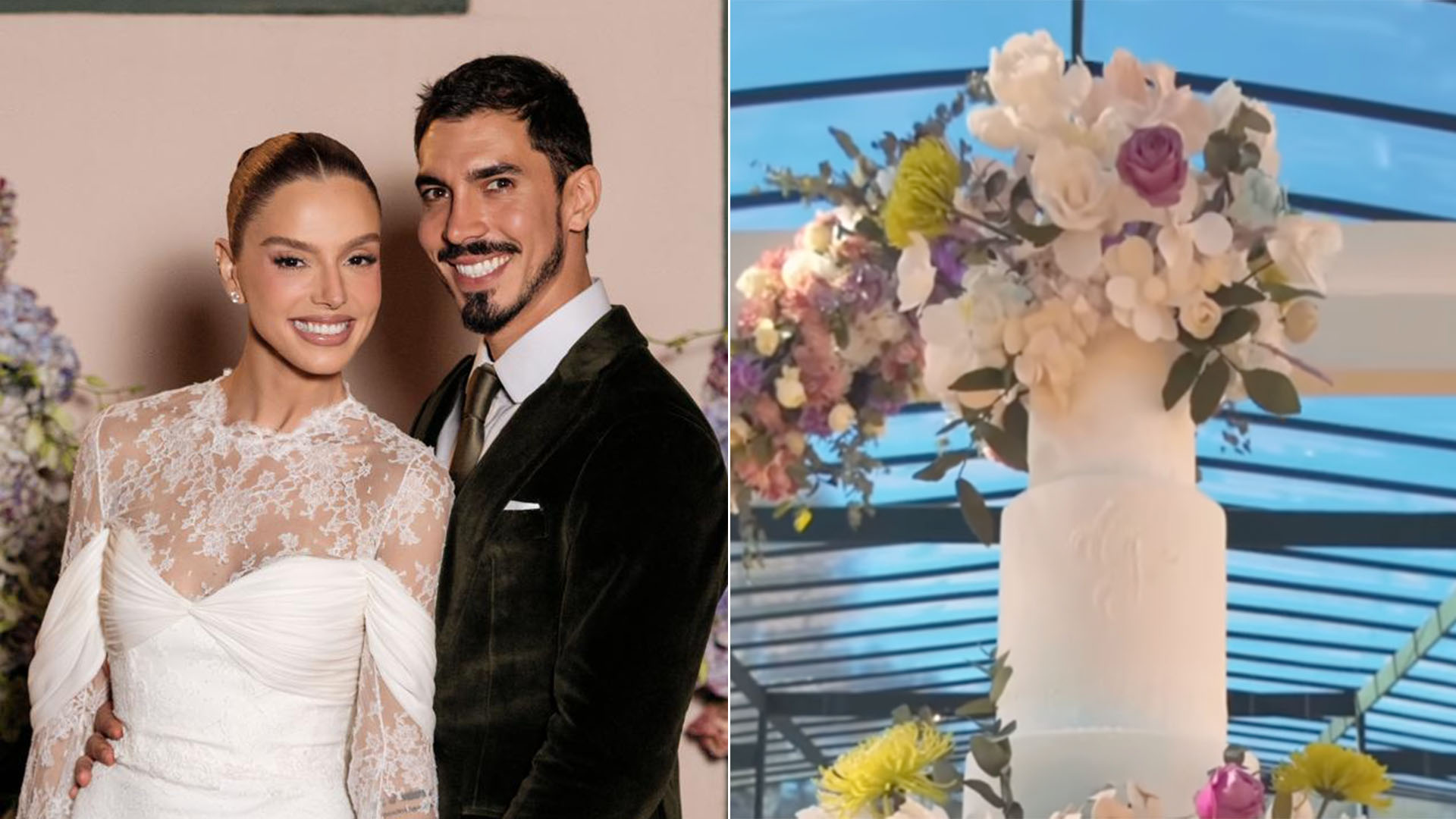 Bolo de casamento de Giovanna Lancellotti teve quase 1,70m