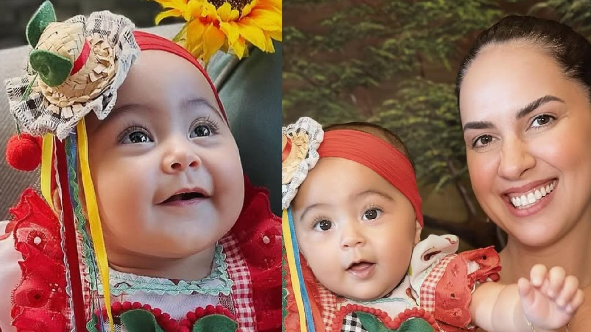 Graciele Lacerda mostra fotos do mesversário da filha com Zezé Di Camargo