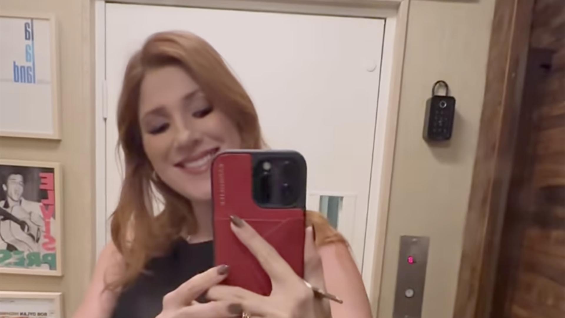 Dani Calabresa impressiona ao mostrar o tamanho da barriga de grávida