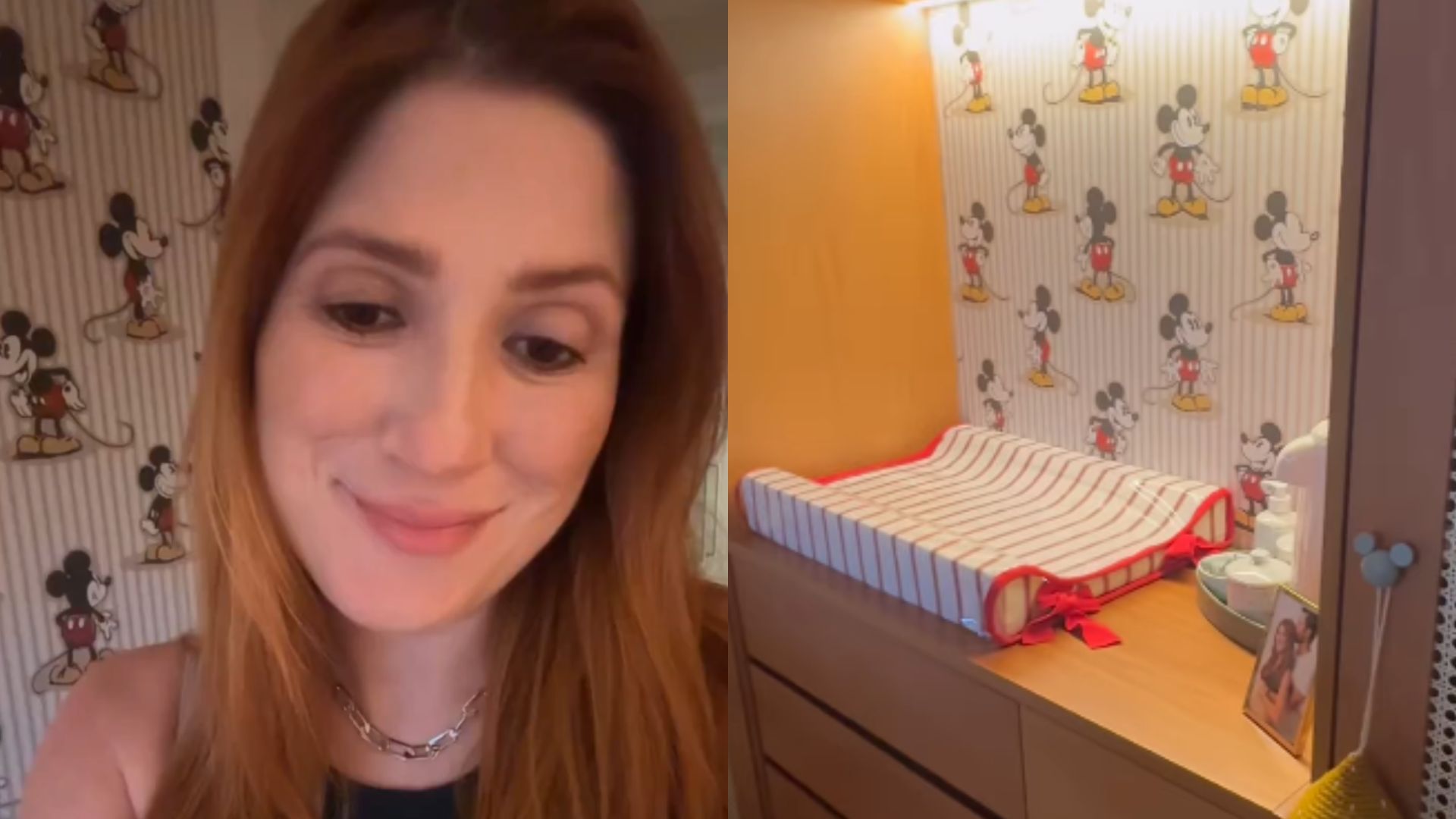 Dani Calabresa mostra o quarto do filho na reta final da gravidez; vídeo