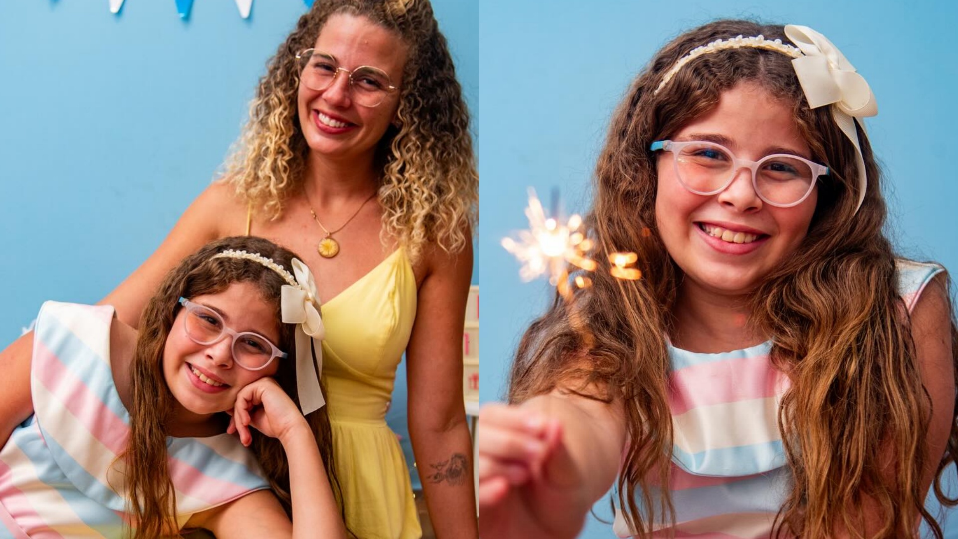Debby Lagranha mostra comemoração do aniversário de 12 anos da filha