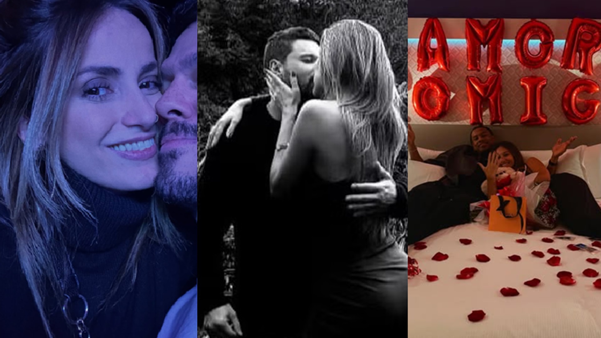 Dia dos Namorados: veja 5 casais que assumiram o romance na data
