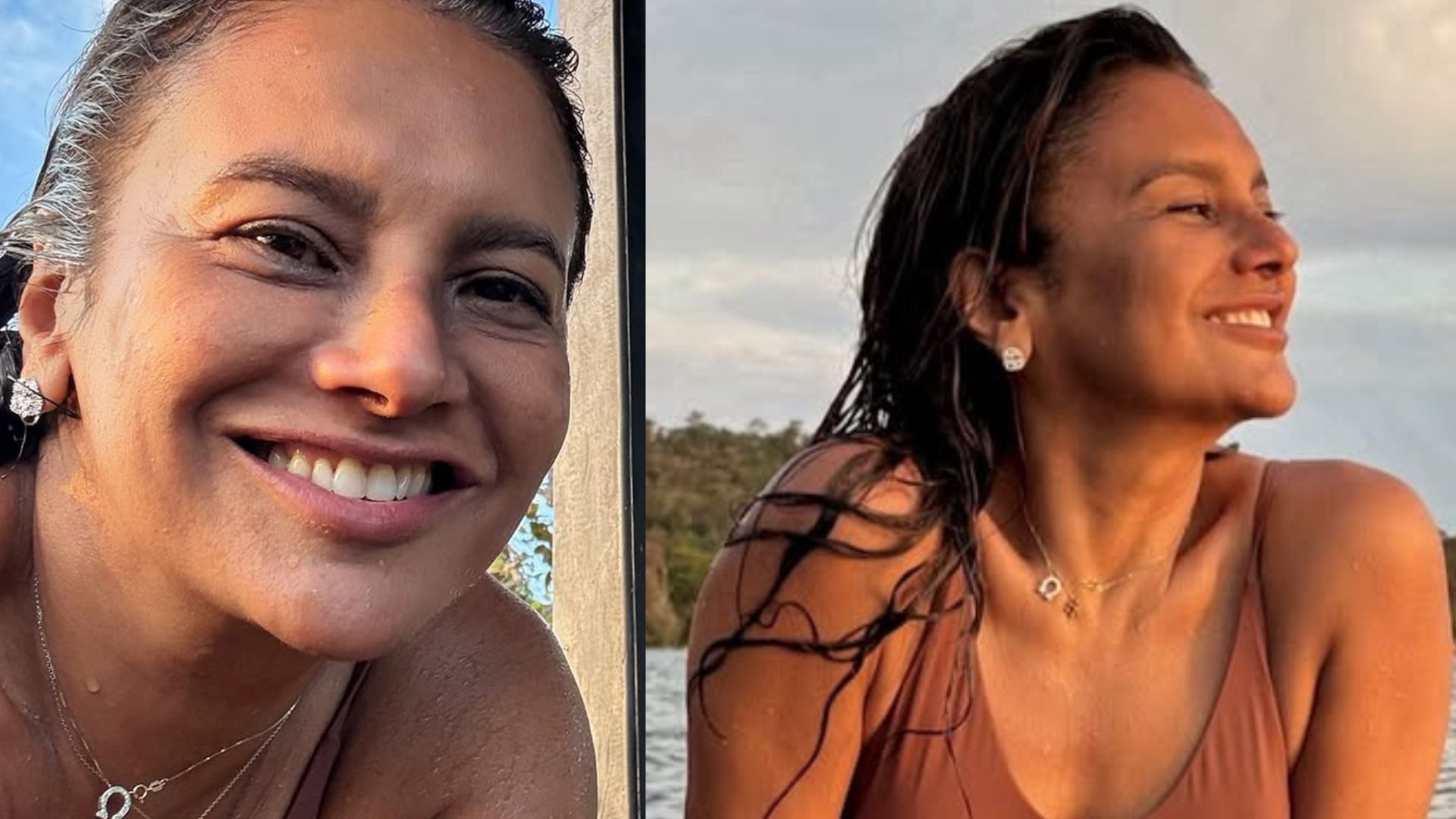 Dira Paes impressiona ao exibir corpo escultural em meio à natureza: ‘Linda’