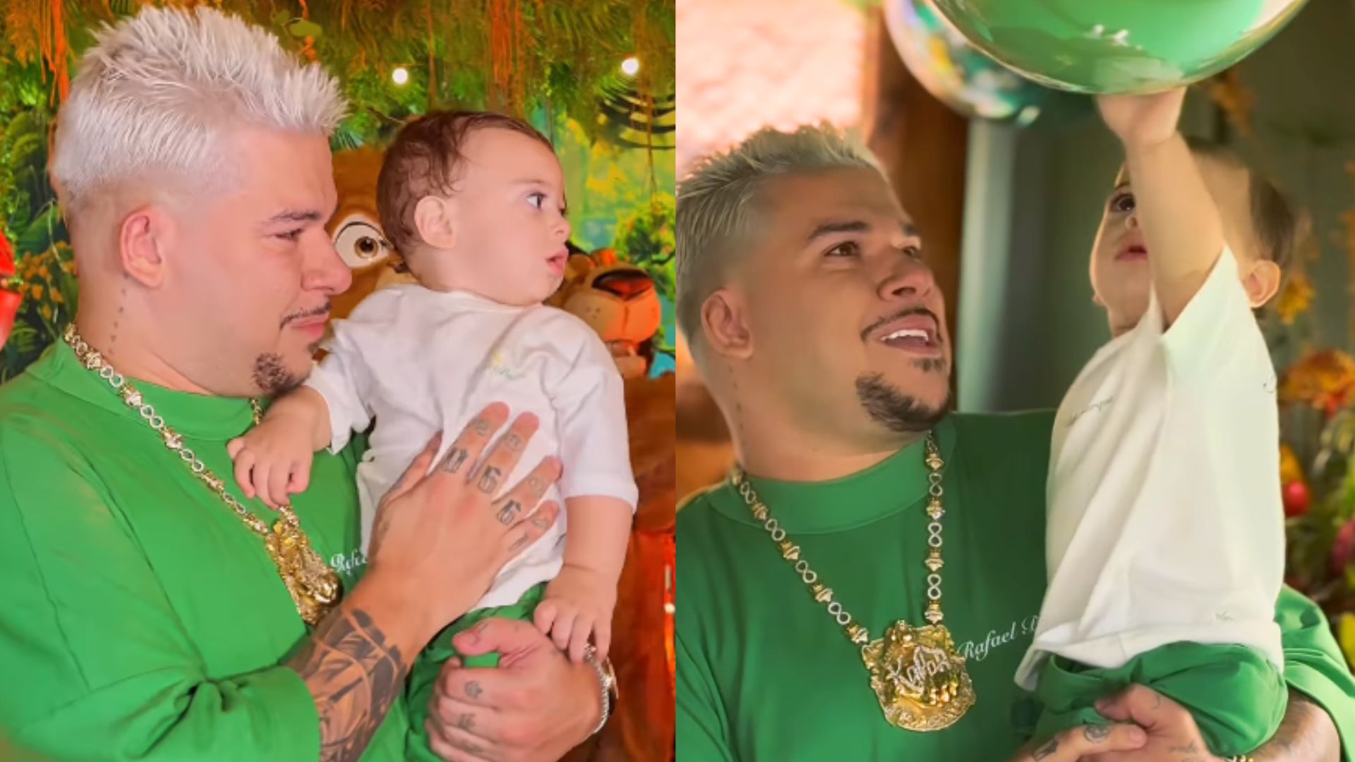 DJ Buarque faz festão de luxo em comemoração ao aniversário de 1 ano do filho