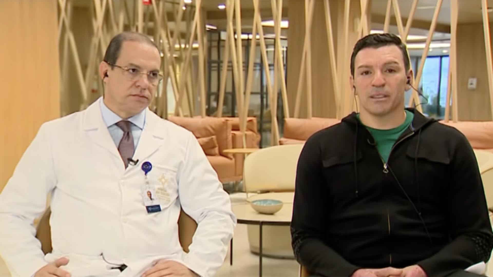 Médico do ex-jogador Lúcio explica tratamento das queimaduras: ‘Dói bastante’