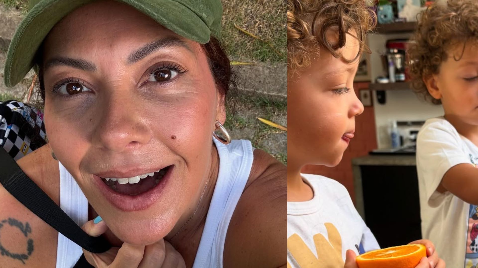 Fabiula Nascimento explode o fofurômetro com fotos inéditas dos filhos gêmeos