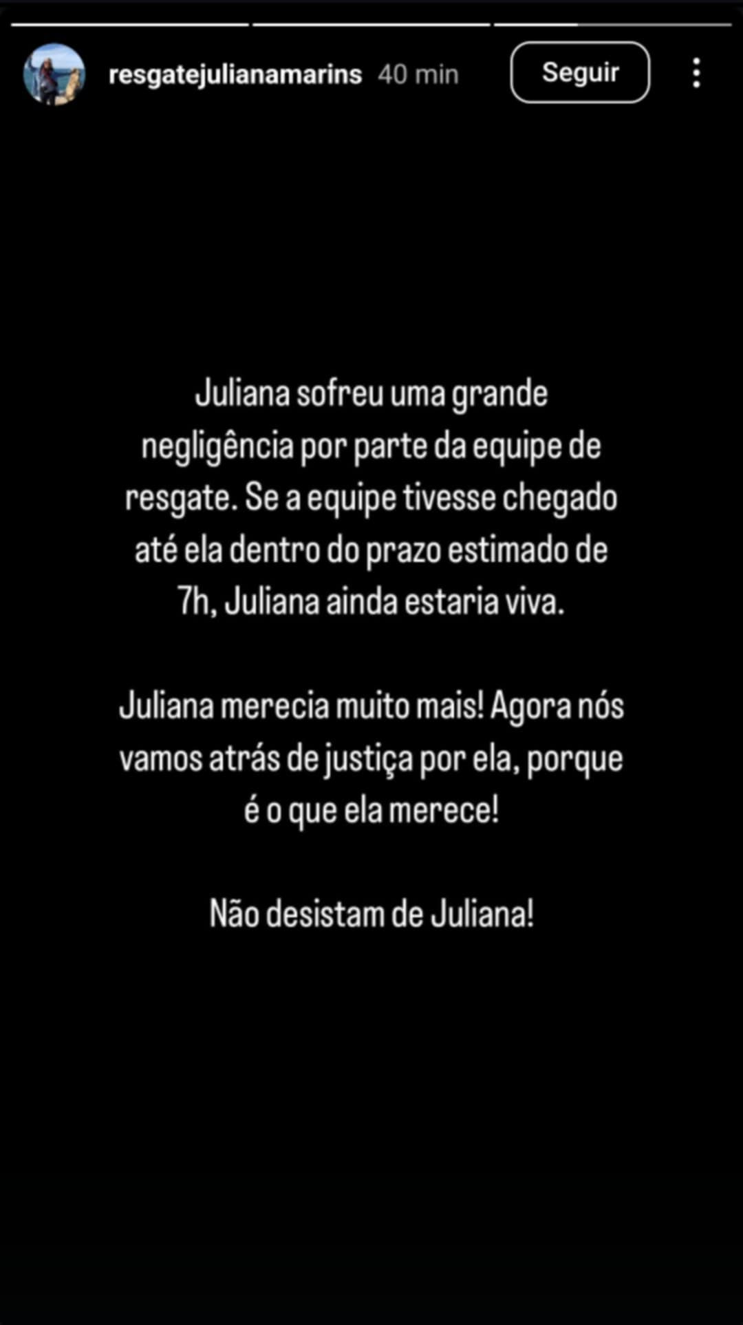 Fam&iacute;lia de Juliana Marins alega neglig&ecirc;ncia
