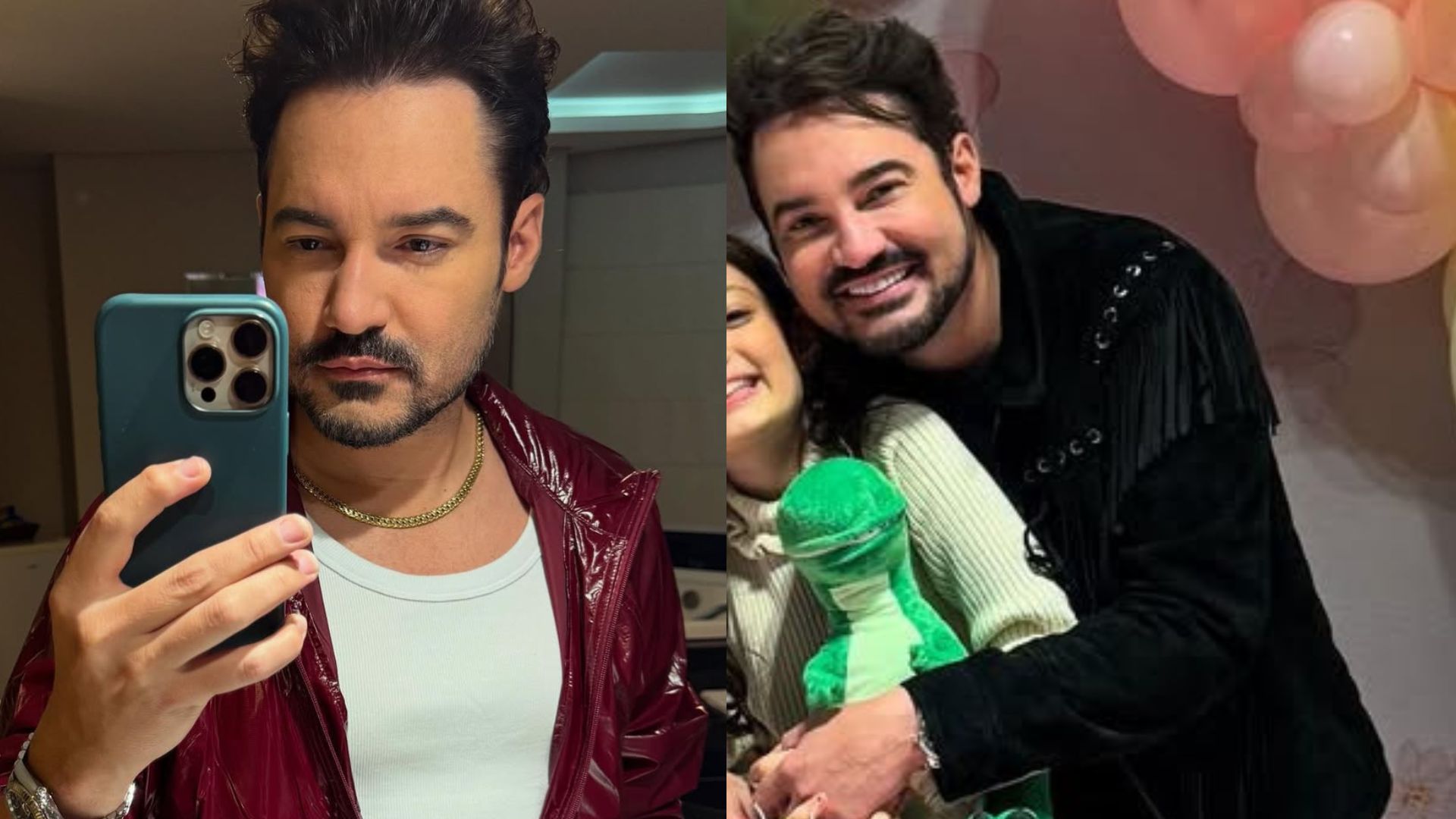 Fernando Zor divide foto rara com a filha caçula em aniversário: ‘Me motiva’