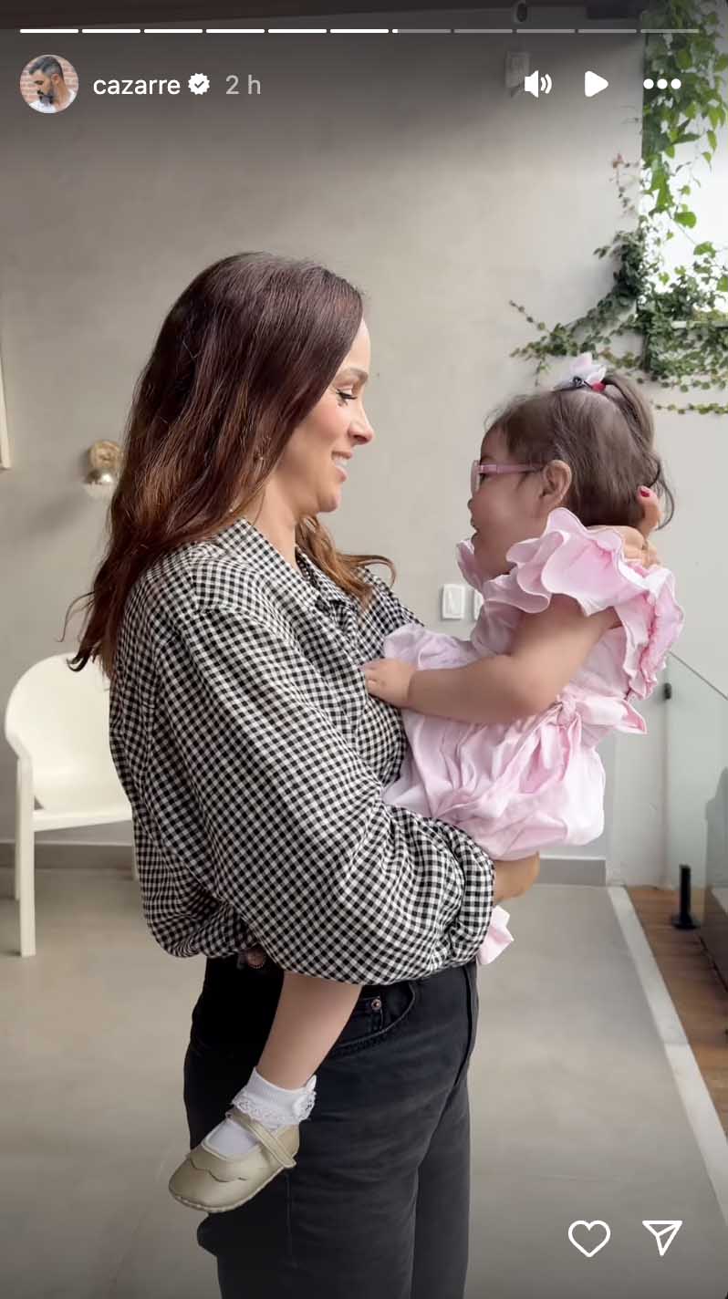 Juliano Cazarré celebra os 3 anos da filha Maria Guilhermina
