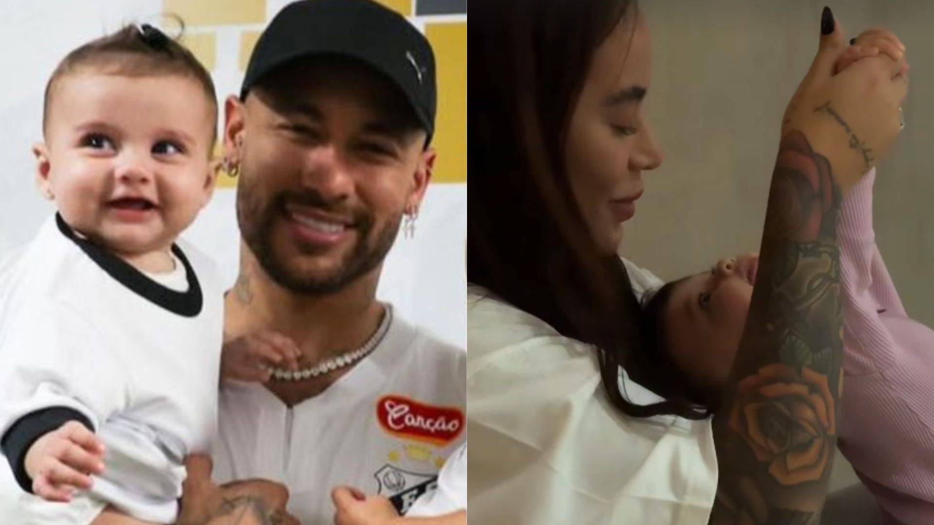 Filha de Neymar Jr, Helena surge em vídeo fofíssimo com a tia Rafaella Santos