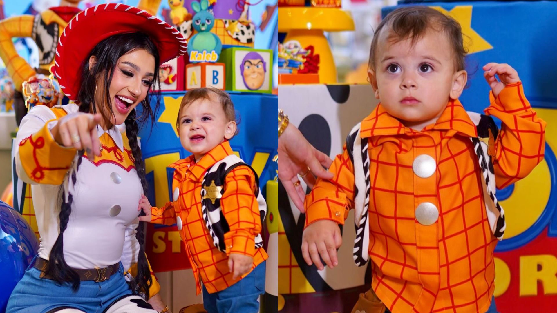 Bia Miranda celebra aniversário de 1 ano do filho com festão sem DJ Buarque