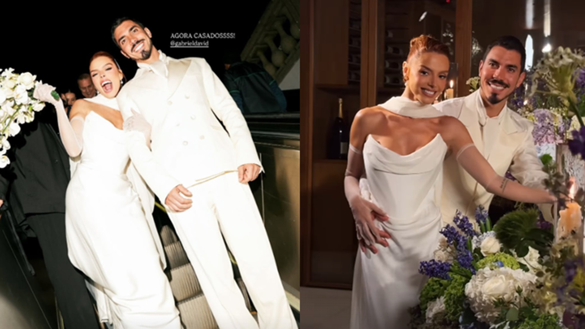 Veja como foi o casamento de Giovanna Lancellotti e Gabriel David; fotos e vídeos
