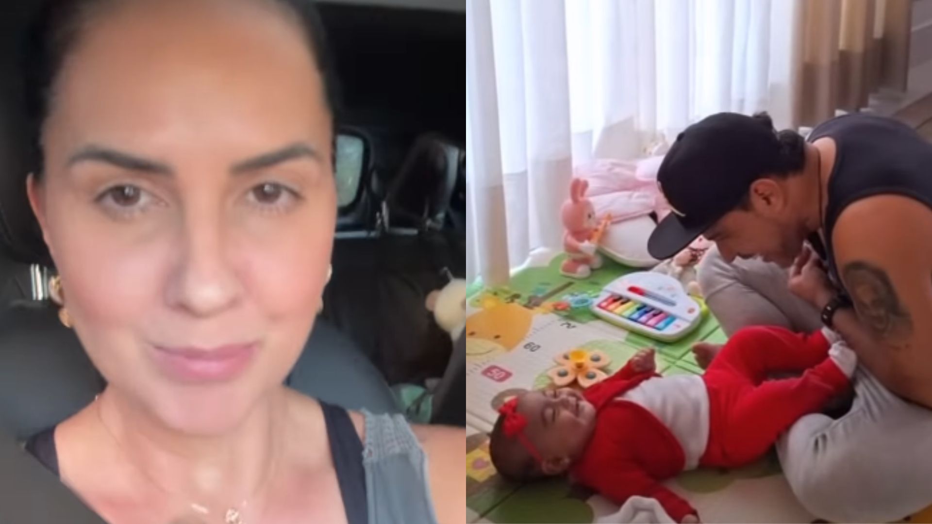Graciele Lacerda mostra Zezé brincando com a filha em reencontro; vídeo