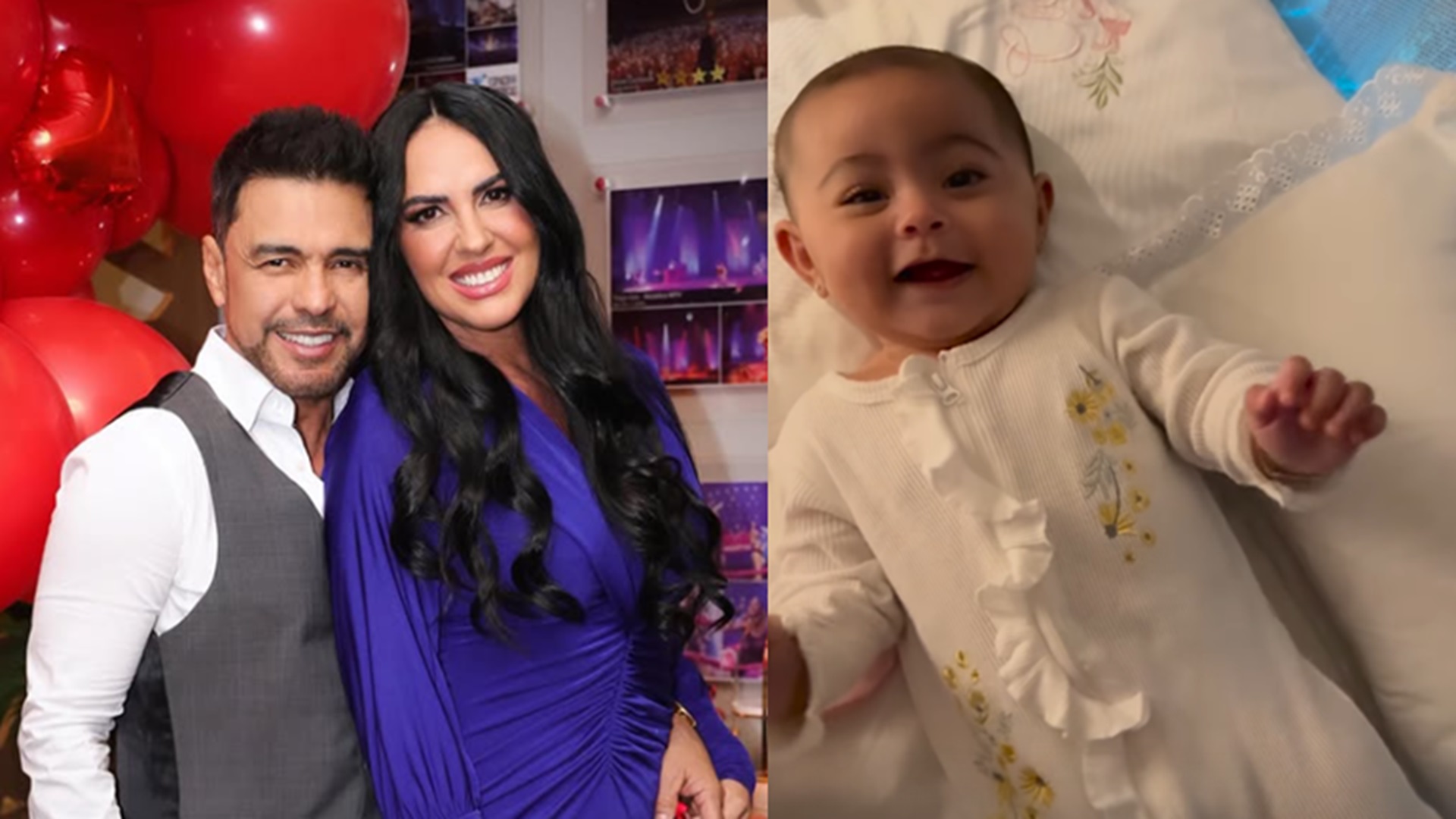 Graciele Lacerda celebra seis meses de Clara, sua filha com Zezé Di Camargo
