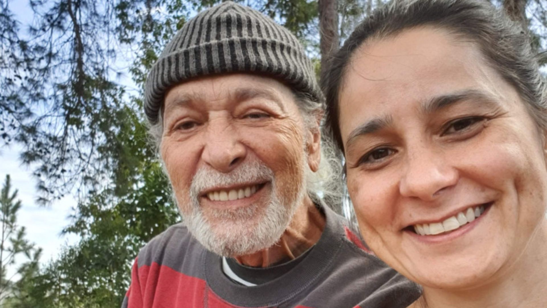 Gracindo Junior ao lado da filha Daniela em registro recente (Crédito: Arquivo Pessoal)