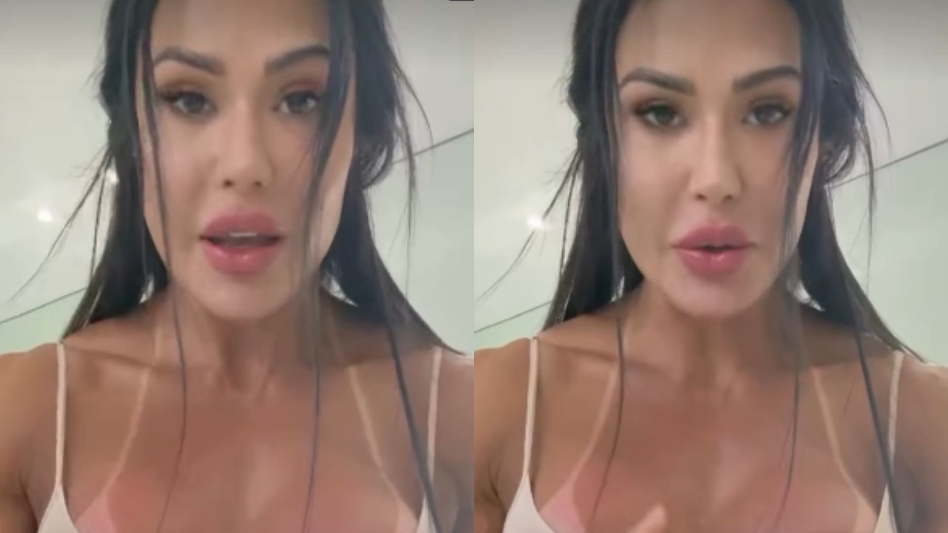 Gracyanne Barbosa fala sobre a mãe de Belo morar em sua casa após o divórcio