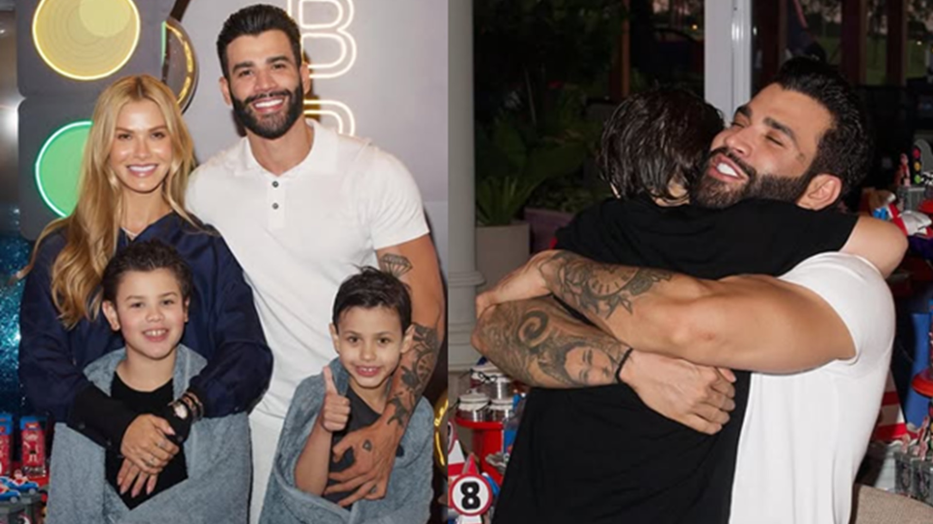 Gusttavo Lima mostra detalhes da festa de aniversário do filho: ‘Tempo passa rápido’