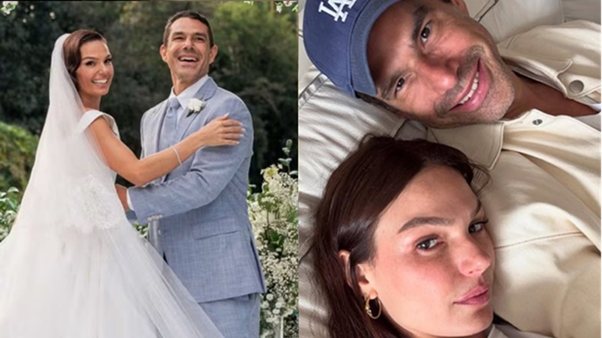 Isis Valverde compartilha novos registros da lua de mel com Marcus Buaiz