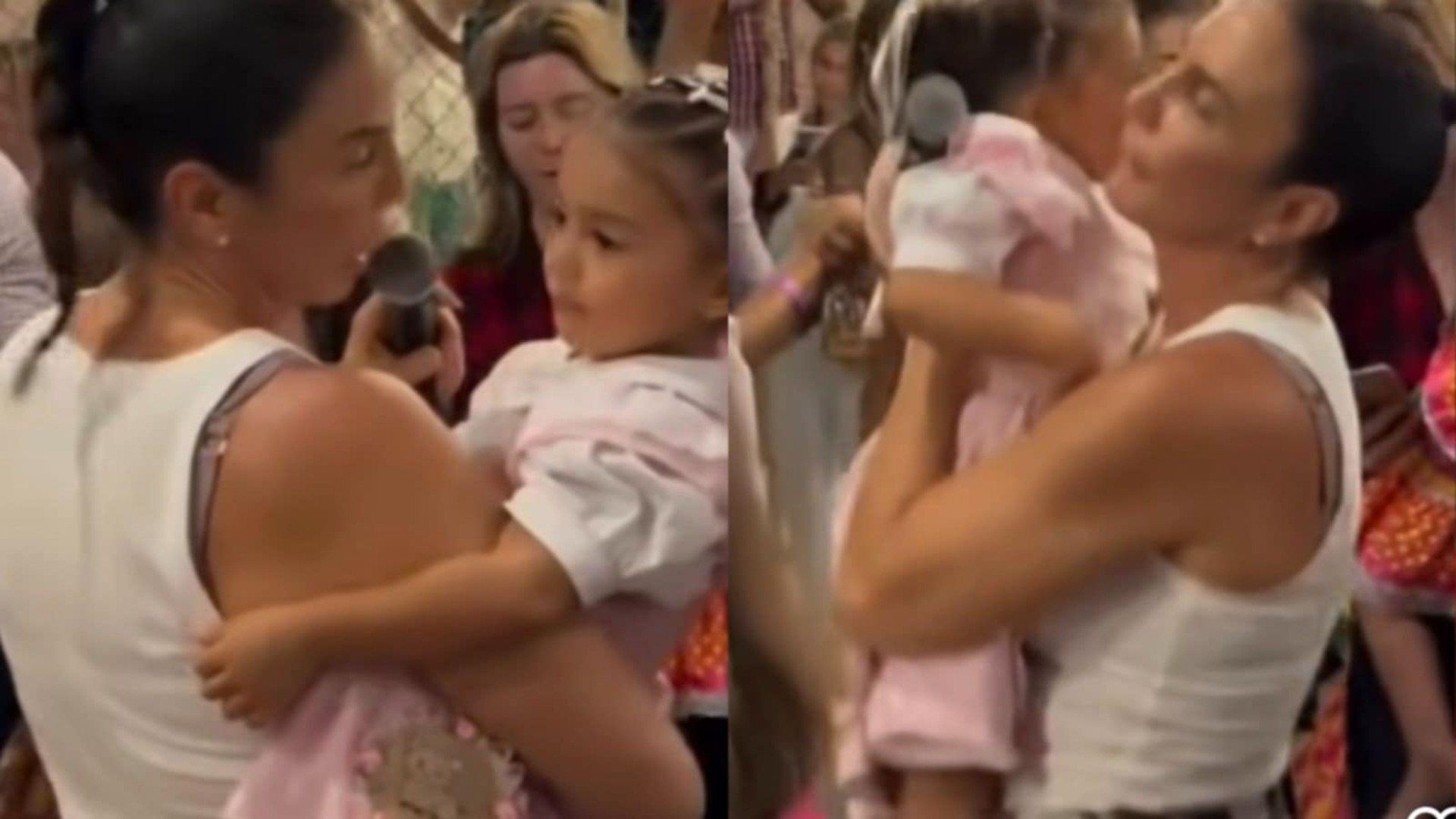 Que show! Ivete Sangalo canta na festa junina da escola das filhas; veja