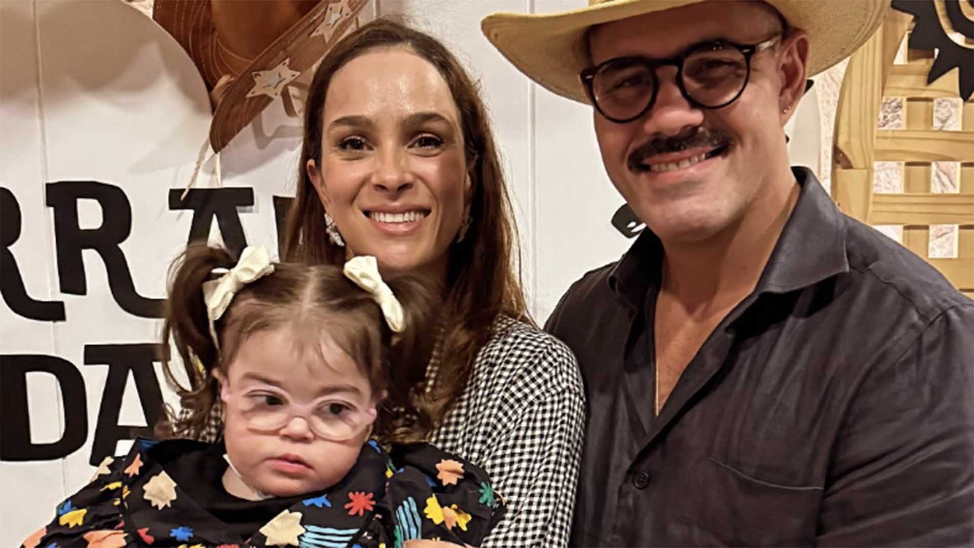 Maria Guilhermina, Leticia Cazarré e Juliano Cazarré