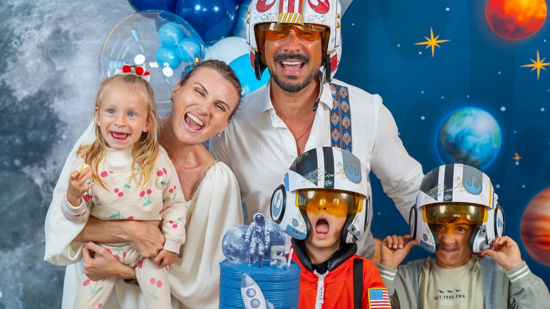 Filho de Julio Rocha e Karoline Kleine ganha festa luxuosa em seu aniversário