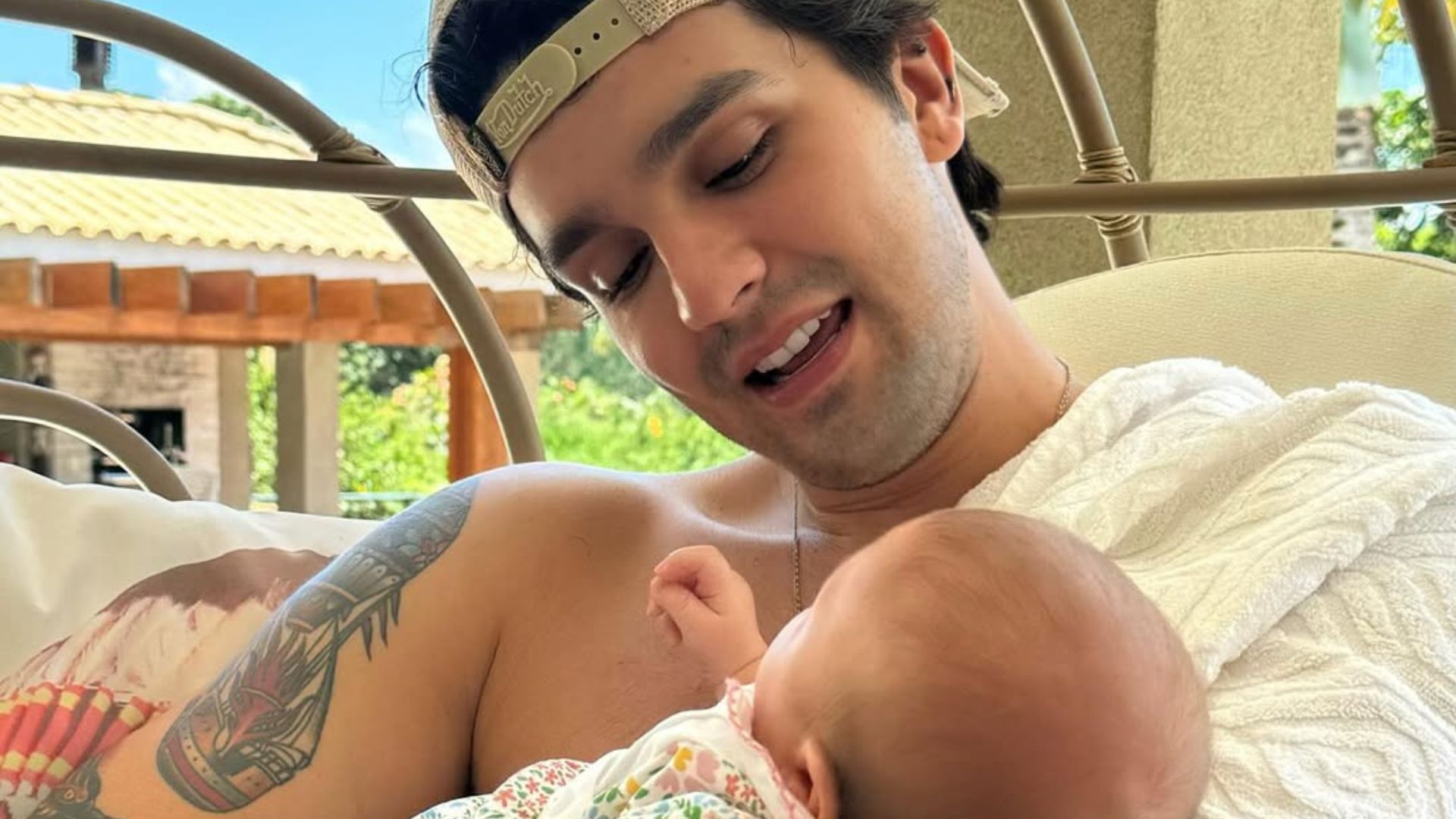 Luan Santana e a filha, Serena