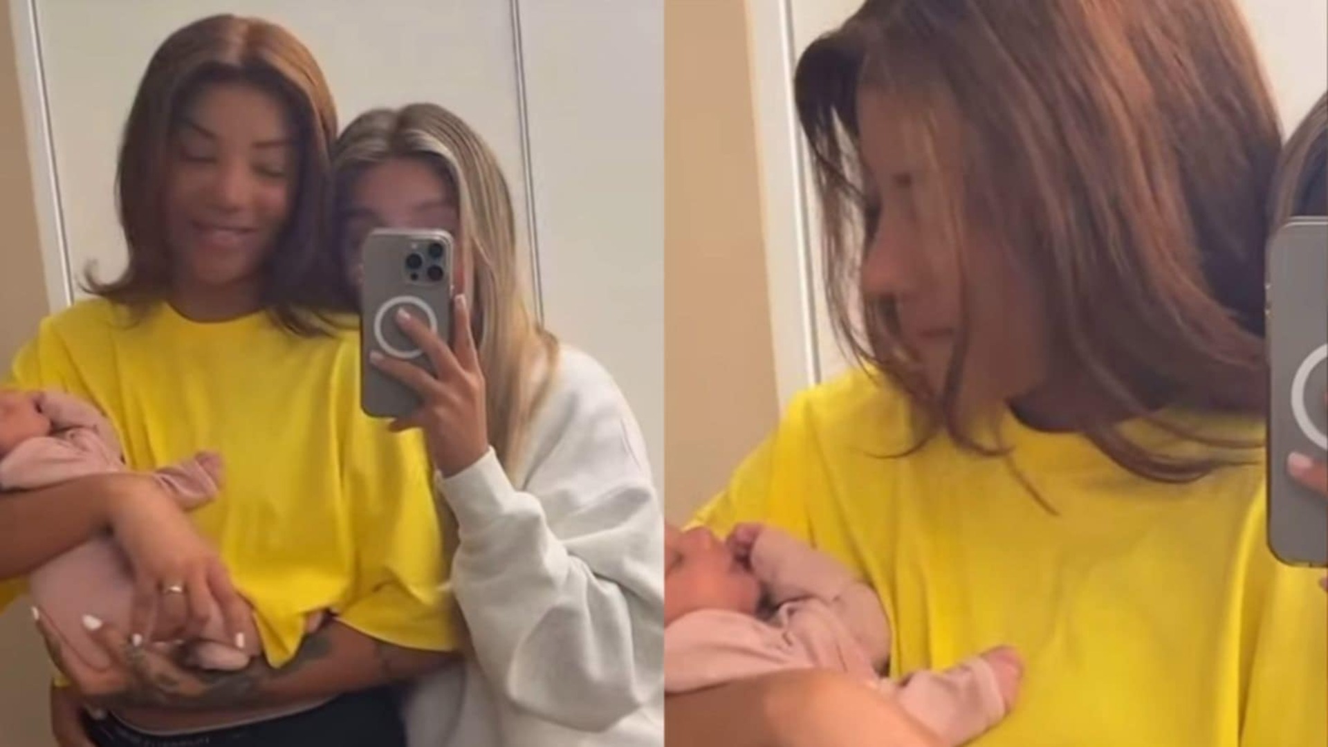 Ludmilla encanta ao mostrar o rosto da filha em novo vídeo: ‘Princesas’