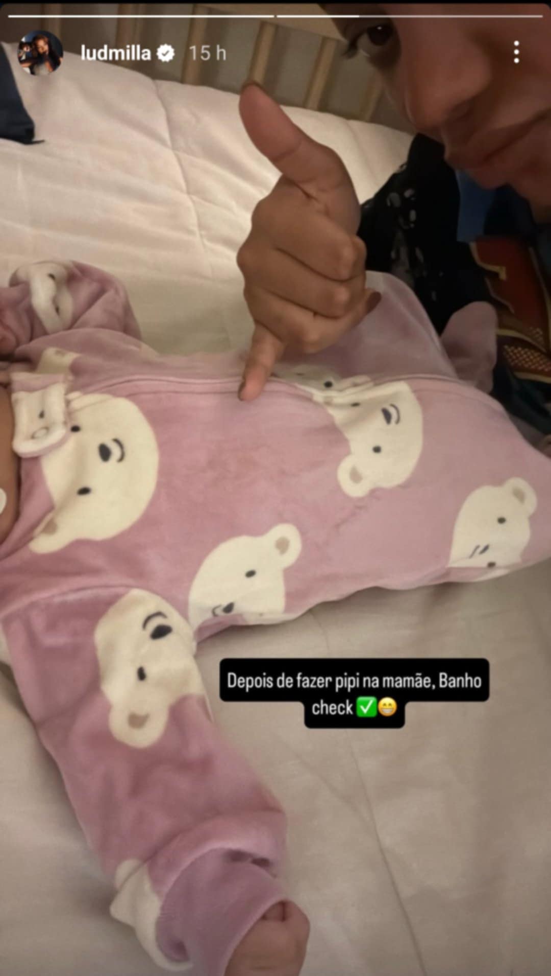 Ludmilla perrengue com a filha