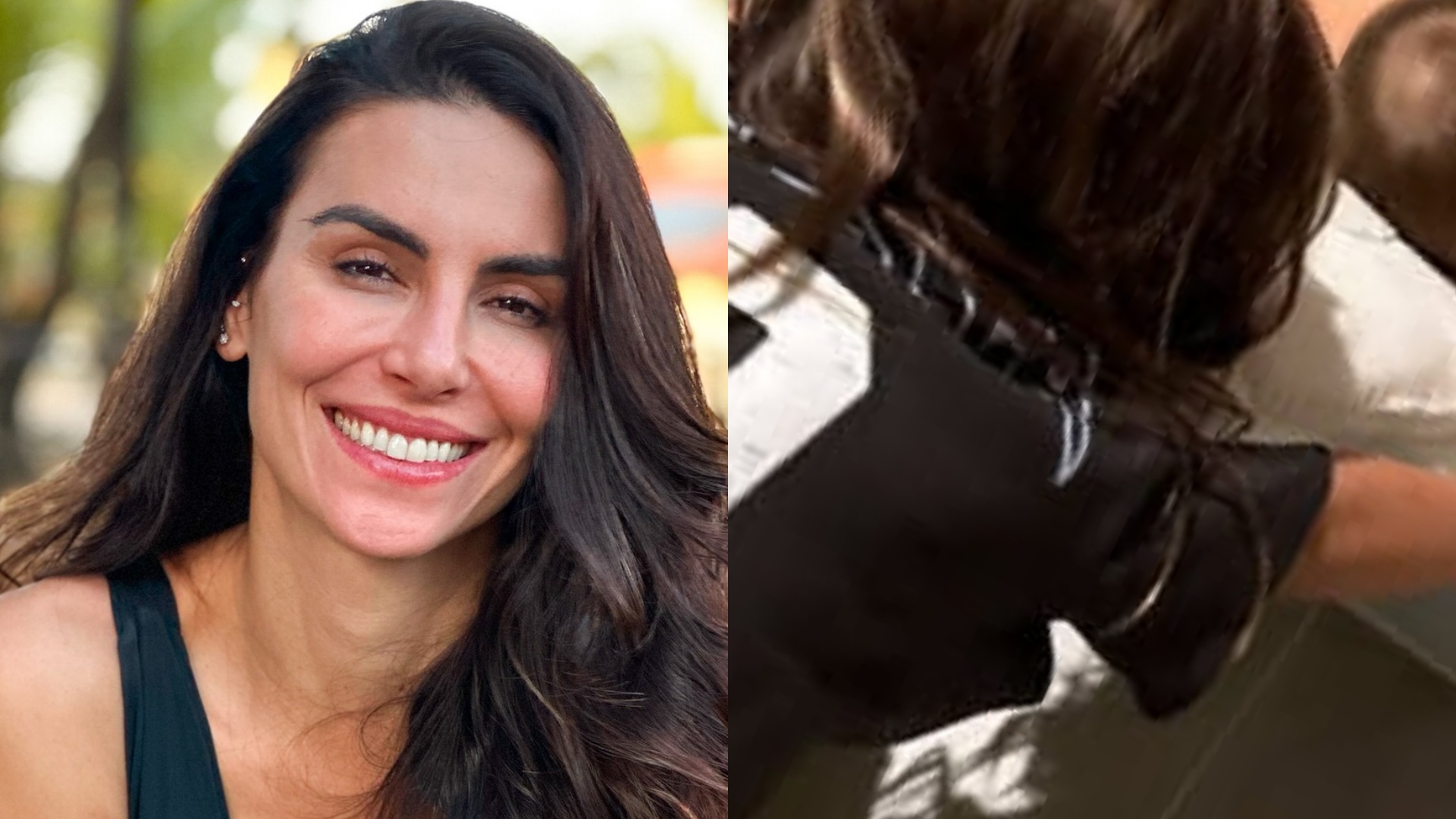 Mel Fronckowiak encanta ao mostrar as filhas brincando juntas