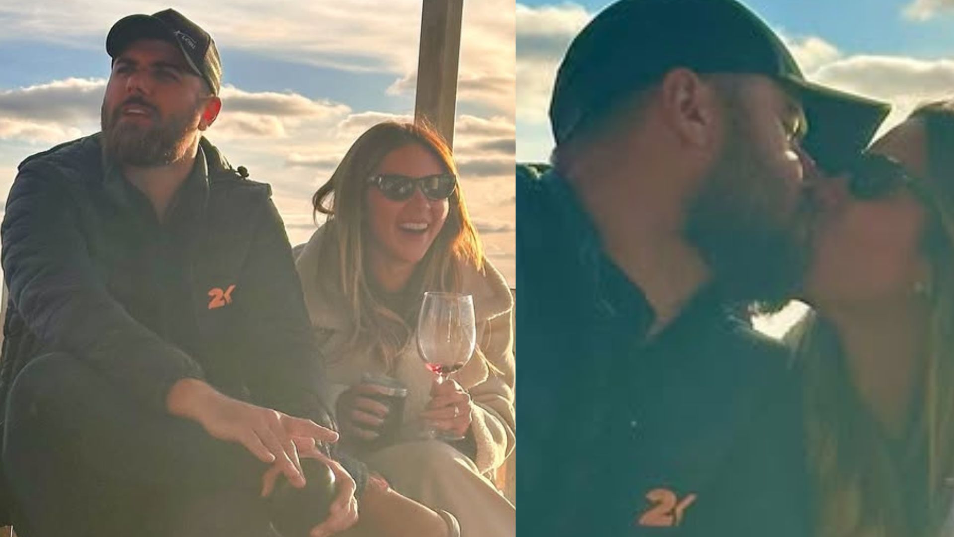 Natália Toscano surge em clima de romance com Zé Neto durante passeio