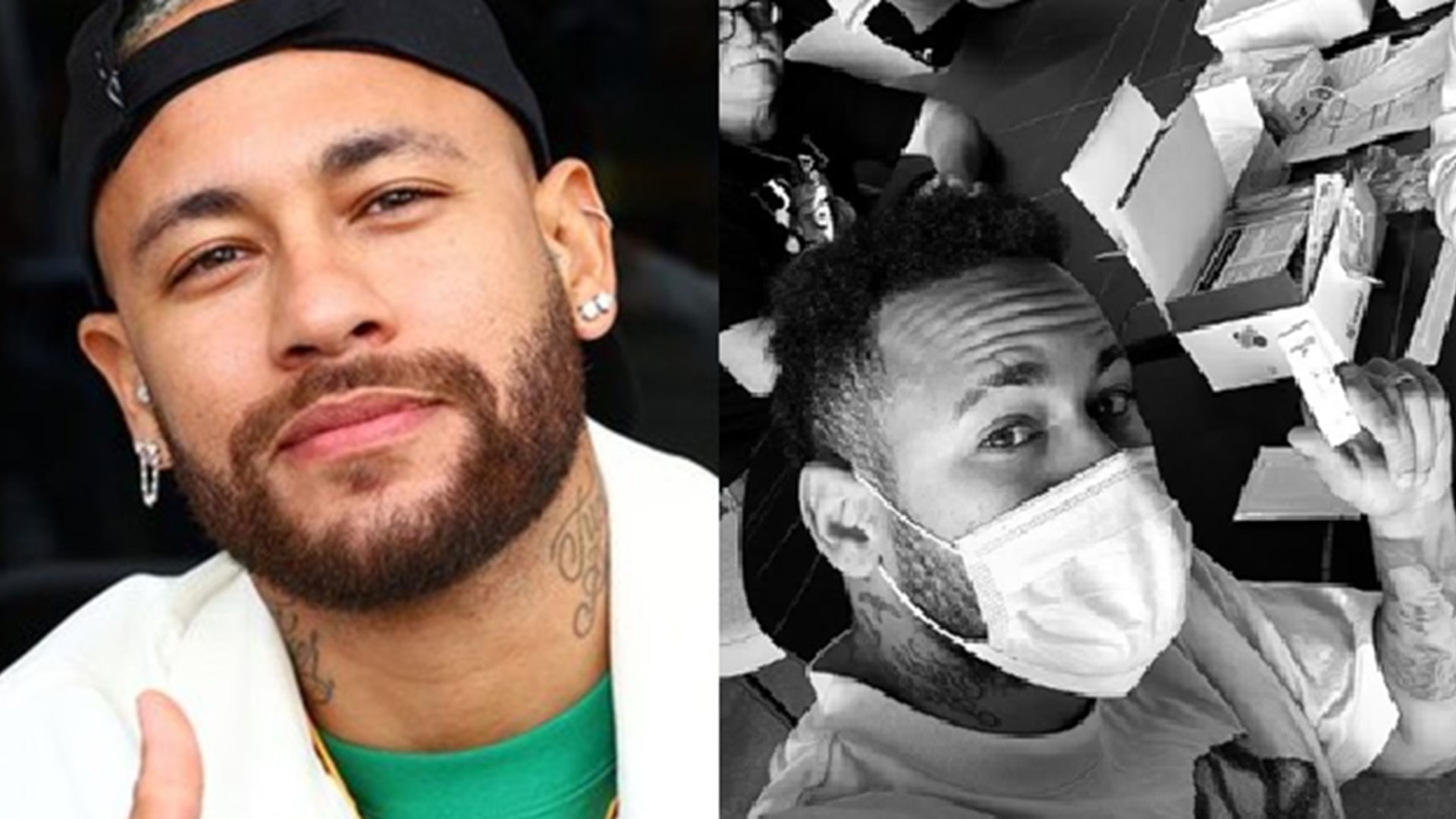 Neymar Jr atualiza seu estado de saúde após testar positivo para covid-19