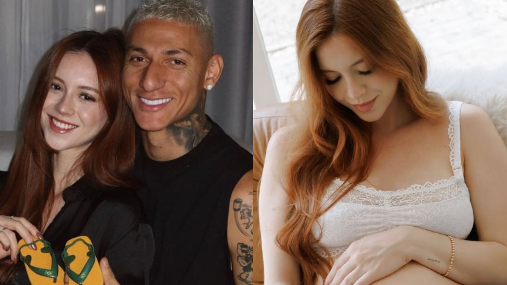 Falta pouco! Noiva de Richarlison exibe barrigão na reta final da gravidez