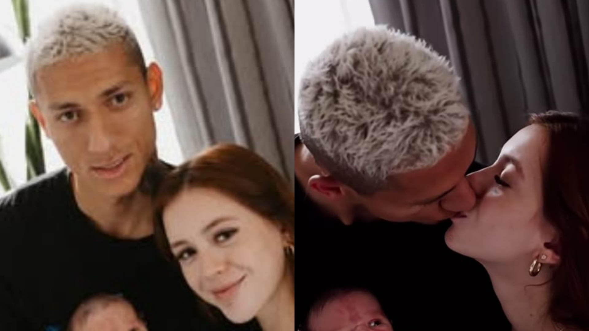 Noiva de Richarlison divide registros encantadores do filho recém-nascido