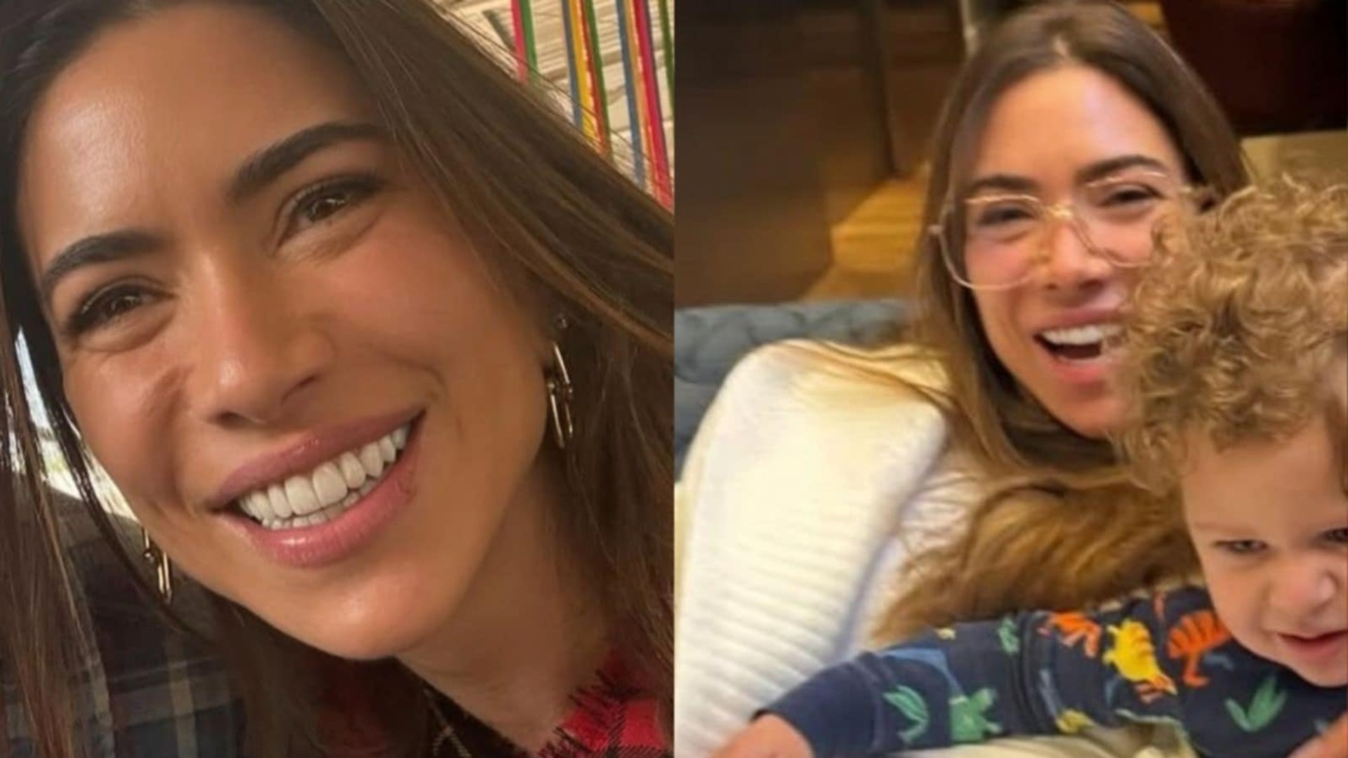 Patricia Abravanel encanta ao surgir com o filho de Rebeca Abravanel e a família