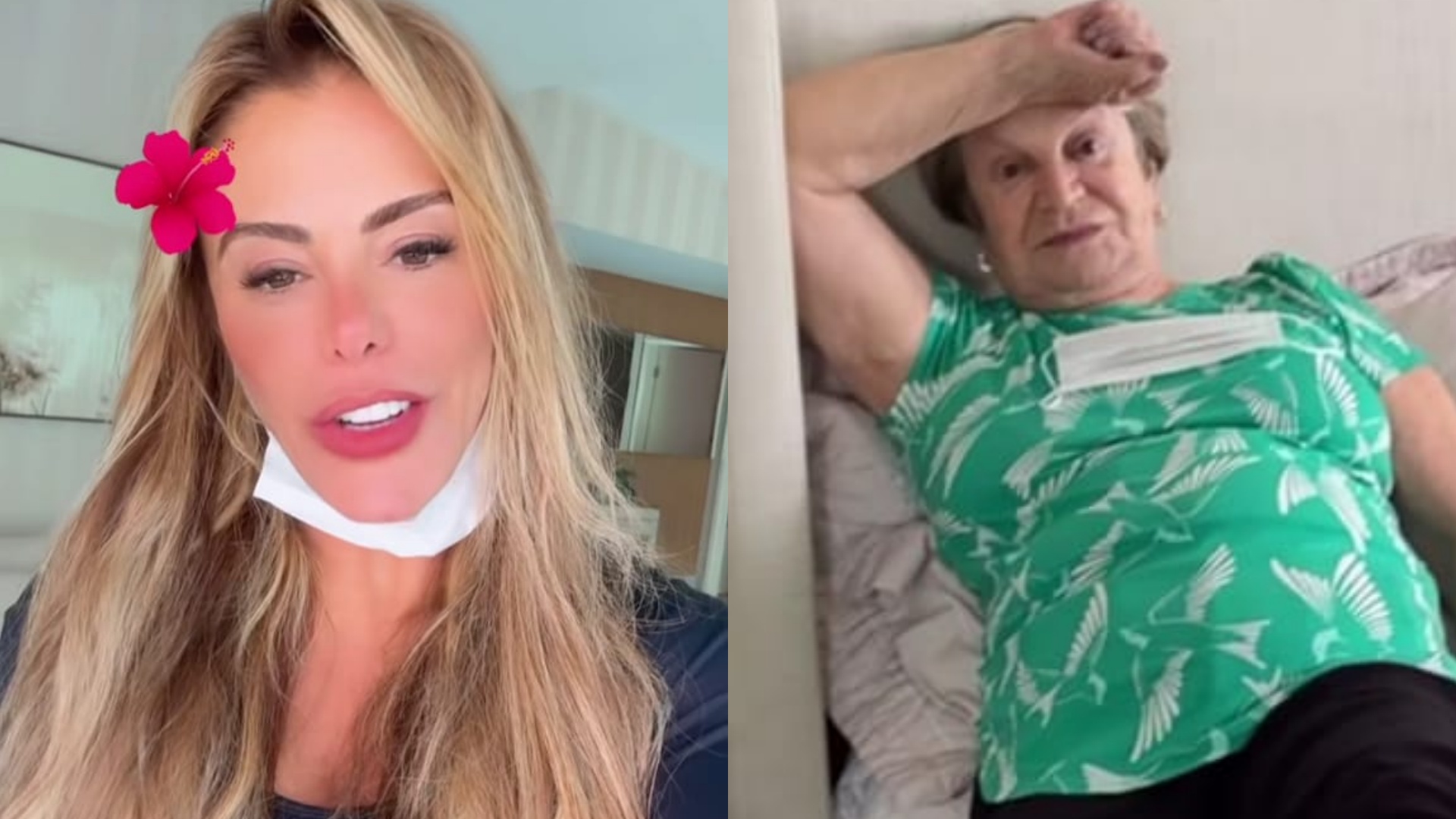 Poliana Rocha atualiza quadro de saúde da mãe após diagnóstico: ‘Está bem’