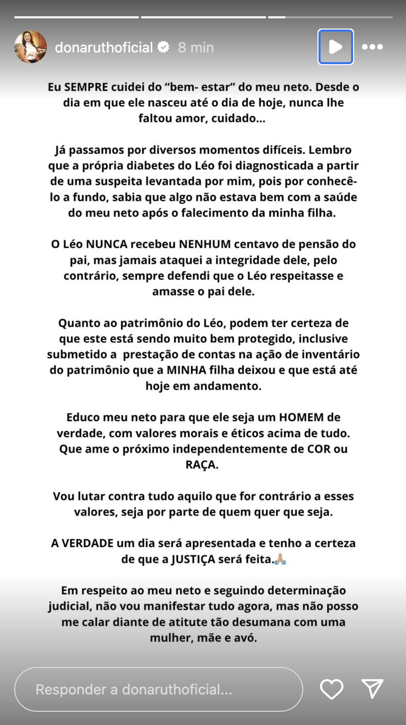 Post de Dona Ruth