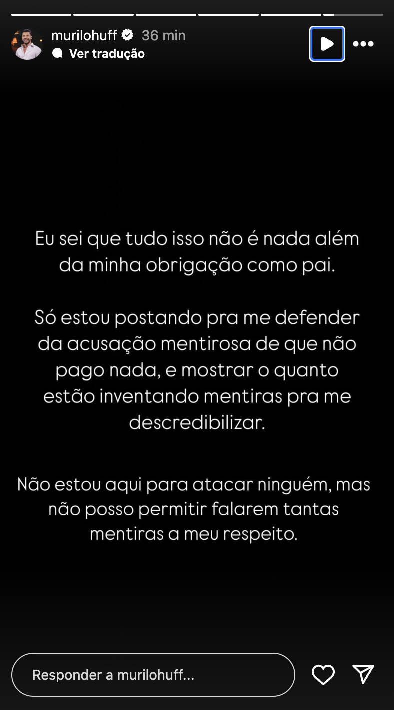 Post de Murilo Huff