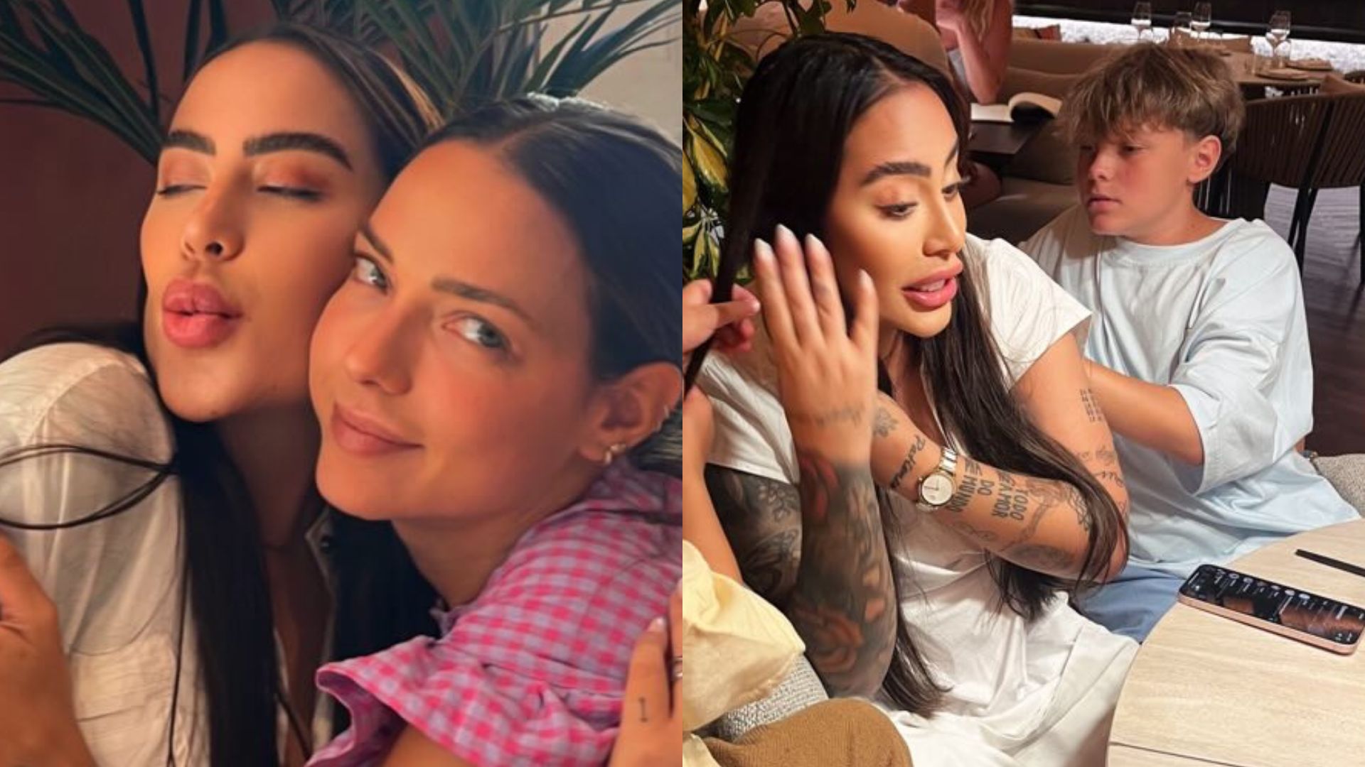 Ex de Neymar Jr divide fotos da estadia de Rafaella Santos em sua casa