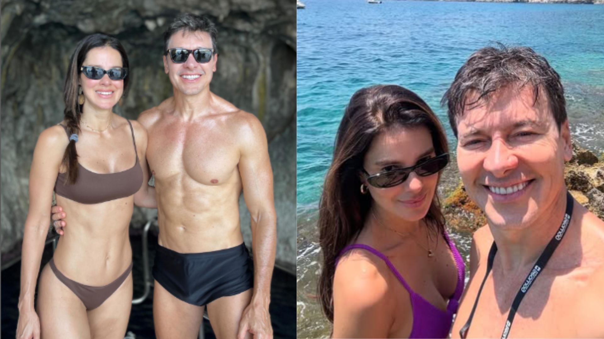 Rodrigo Faro relembra câncer da esposa em meio à viagem de férias com ela