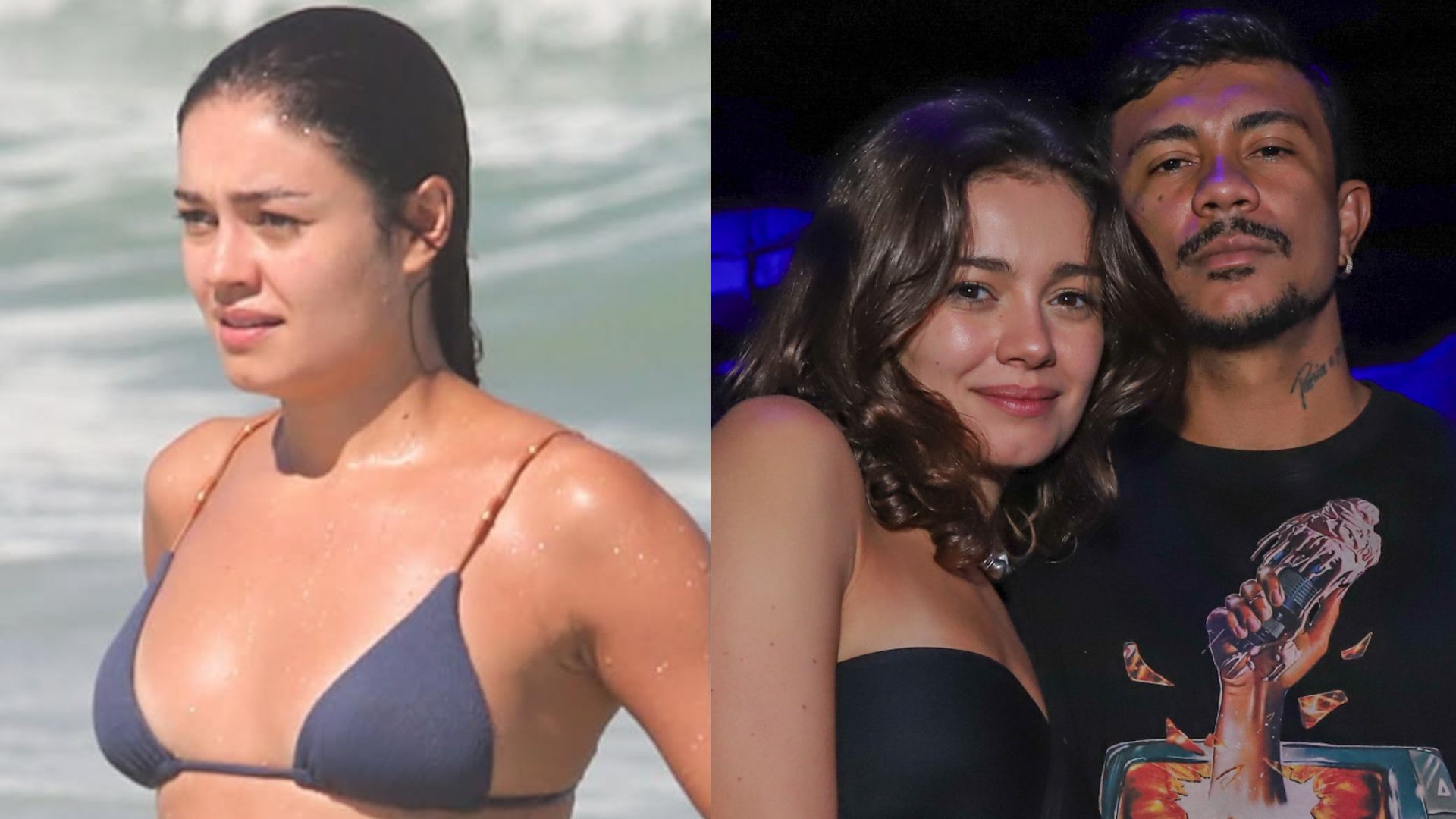 Grávida? Fãs apontam gravidez de Sophie Charlotte em flagra com Xamã na praia