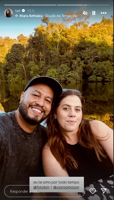 Tati Machado e Bruno Monteiro - Foto: Reprodu&ccedil;&atilde;o/Instagram 