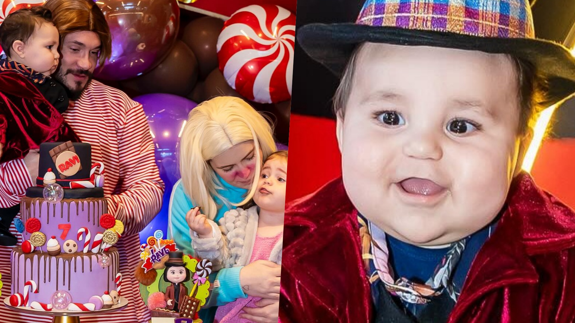 Viih Tube encanta ao mostrar novas fotos da festa de mesversário do filho caçula