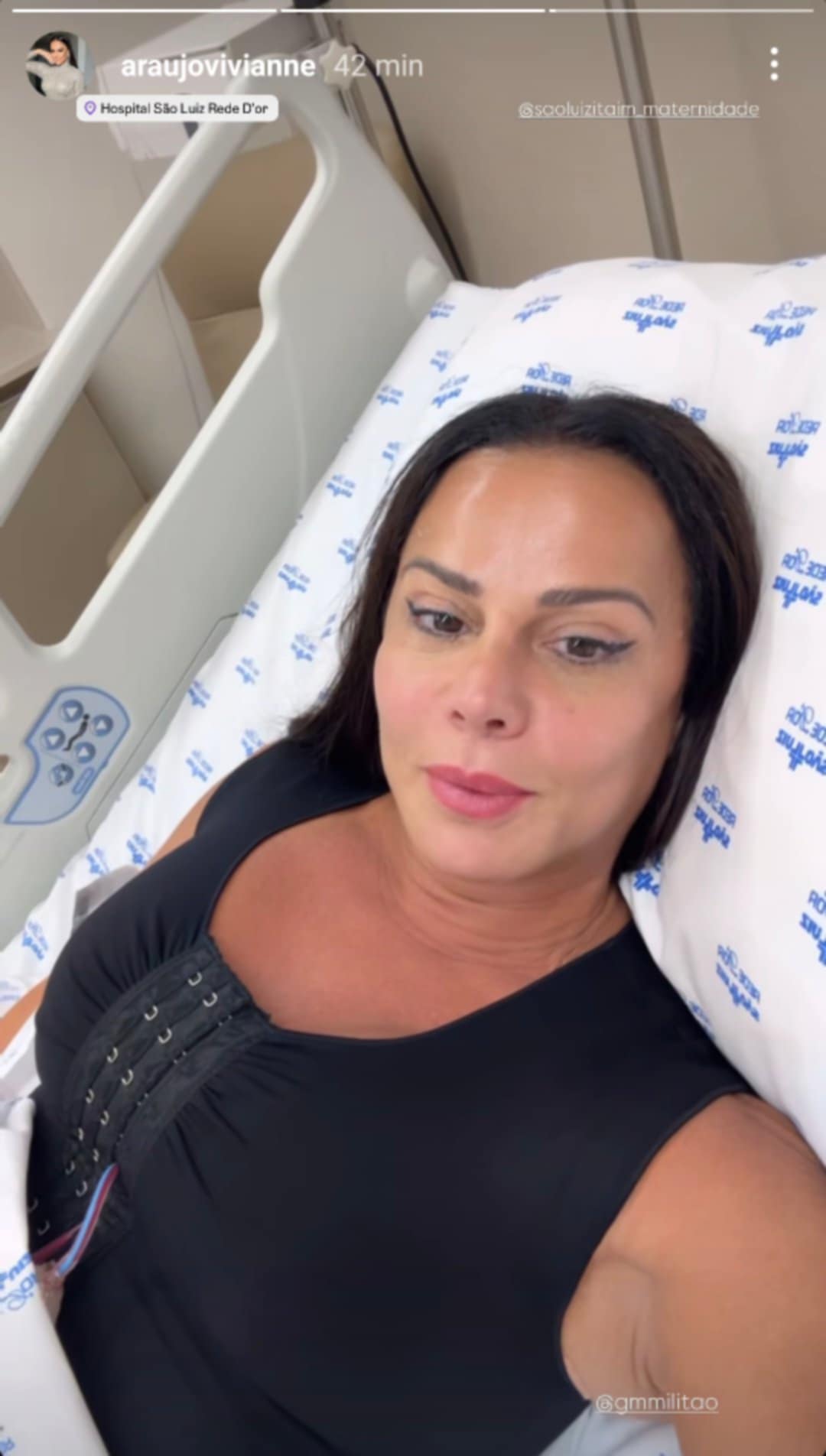 Viviane Araujo atualiza seu estado de sa&uacute;de