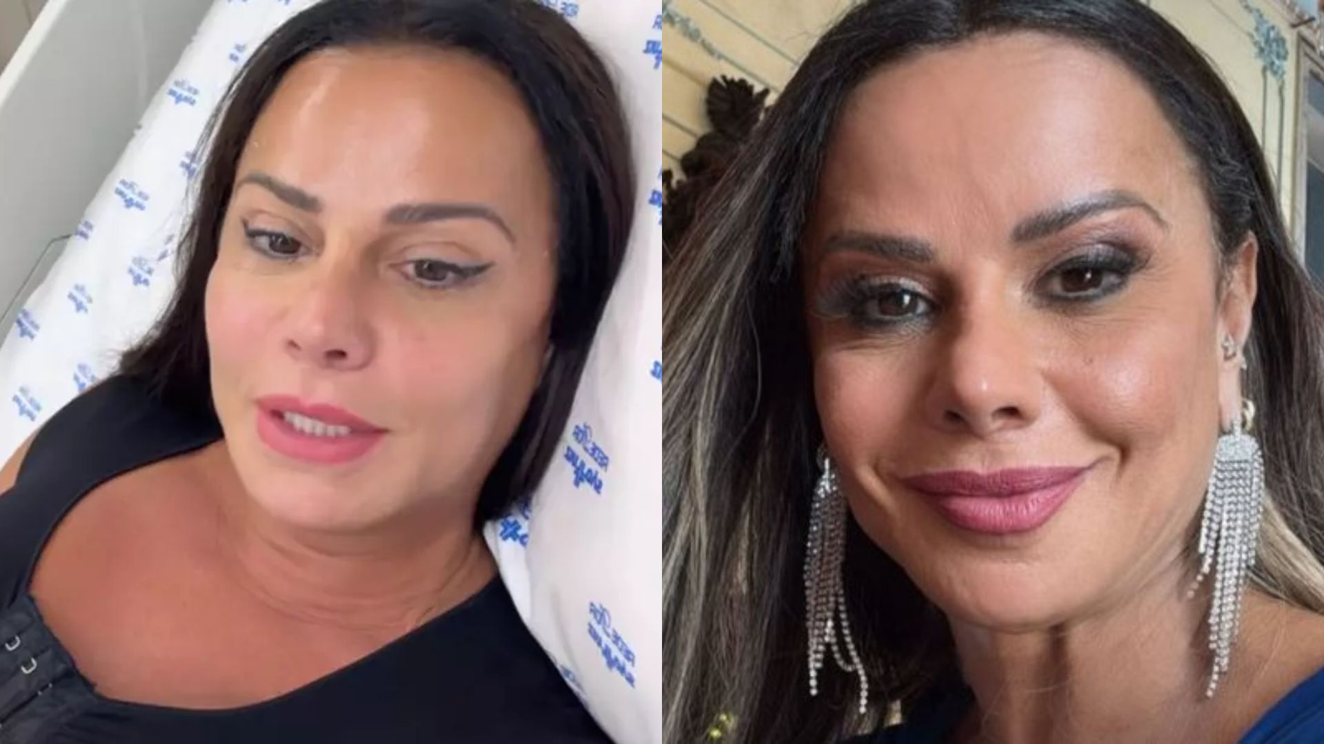 Médico avalia saúde de Viviane Araujo após ela passar por 4ª cirurgia
